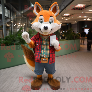 Ræve maskot kostume...