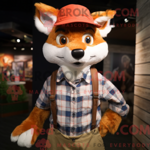 Ræve maskot kostume...