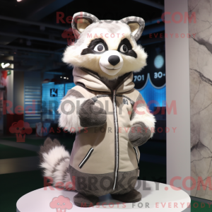 Cream Raccoon mascot...