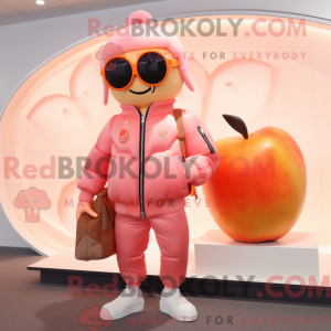 Peach Ice mascot costume...