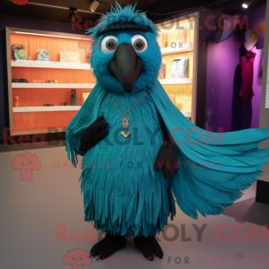 Turquoise Crow mascot...