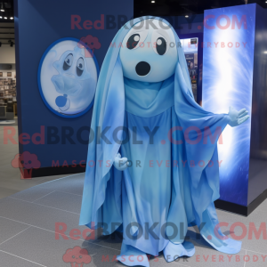 Blue Ghost-maskotdraktfigur...