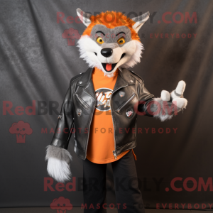 Orange Say Wolf mascot...