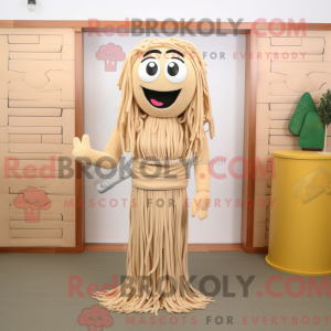 Beige Spaghetti mascot...