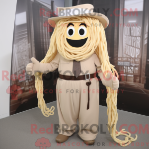 Beige Spaghetti mascot...