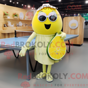 Citroengele pingpongtafel...