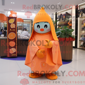 Disfraz de mascota naranja...