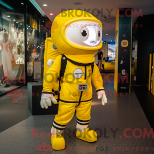 Citrongul Astronaut maskot...
