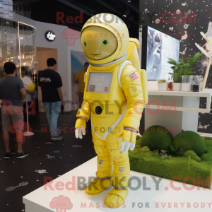 Citrongul Astronaut maskot...