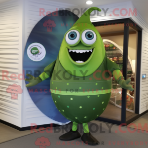 Olive Plate Spinner mascot...