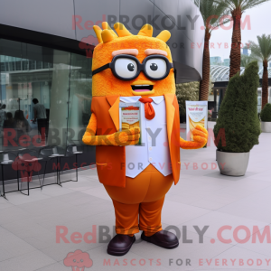 Oranje frietjes mascotte...