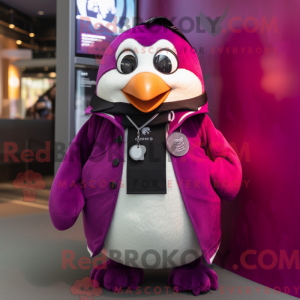 Disfraz de mascota Magenta...