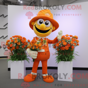 Orange Bouquet Of Flowers...