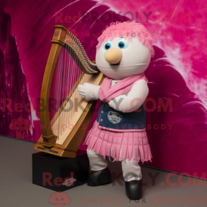 Rosa Celtic Harpa máscara...