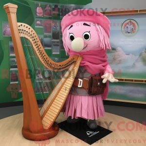 Rosa Celtic Harpa máscara...