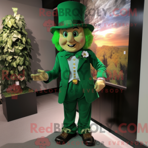 Leprechaun maskot kostume...