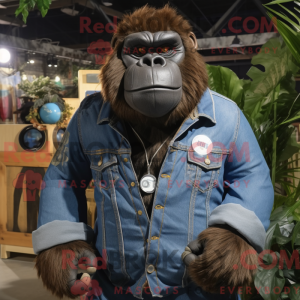 Brown Gorilla mascot...