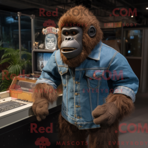Brown Gorilla mascot...