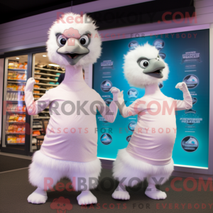 White Emu mascot costume...