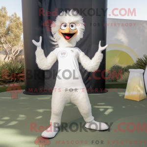 White Emu mascot costume...