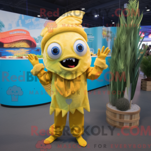 Postava maskota Yellow Fish...