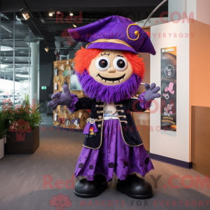 Lilla Pirat maskot kostume...