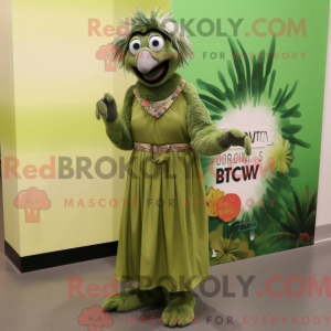 Olive Emu máscara de...