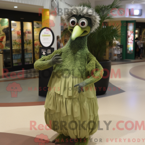 Olive Emu máscara de...