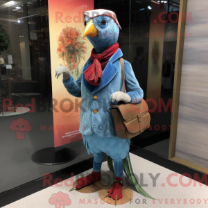 Sky Blue Fasan maskot...
