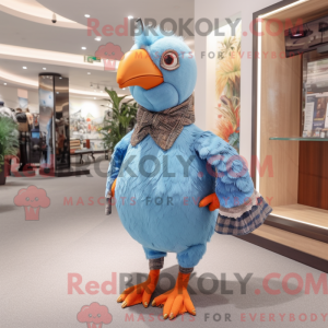 Sky Blue Pheasant mascot...
