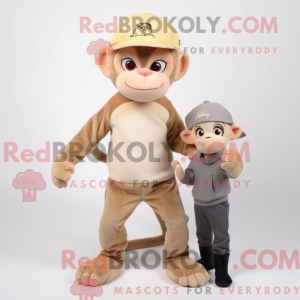 Beige Capuchin Monkey...