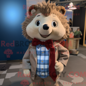 Tan Hedgehog maskot kostyme...