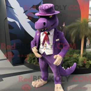 Lilla Spinosaurus maskot...