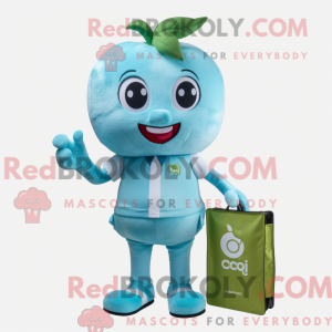 Cyan Cherry Maskottchen...