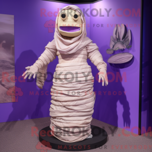 Lavender Mummy mascot...