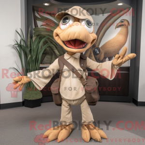 Tan Dimorphodon mascot...