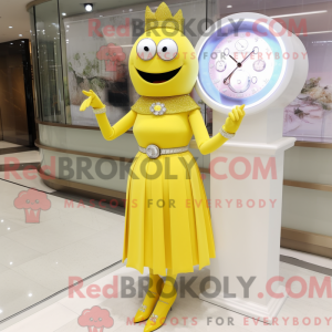 Lemon Yellow Wrist Watch...