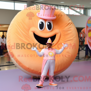 Peach Donut mascot costume...