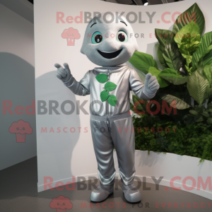 Silver Spinach mascot...