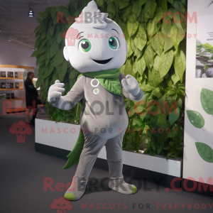 Silver Spinach mascot...