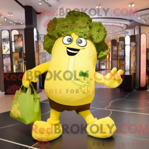 Gold Broccoli maskot...