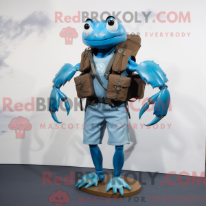 Sky Blue Crab mascot...