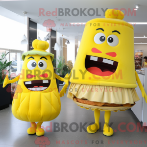 Lemon Yellow Burgers mascot...