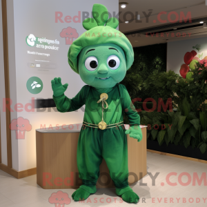 Spinat maskot kostume...