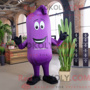 Purple Celery mascot...