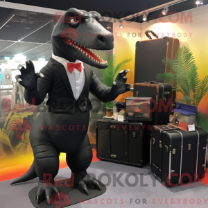 Figura de máscara preta de...