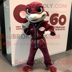 Maroon Geckos mascot...