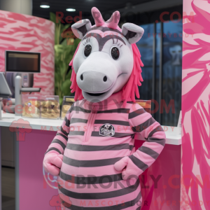 Maskottchenkostüm Rosa...
