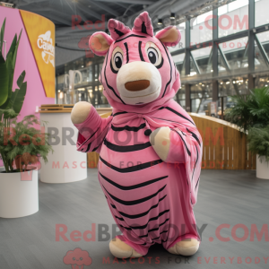 Maskottchenkostüm Rosa...