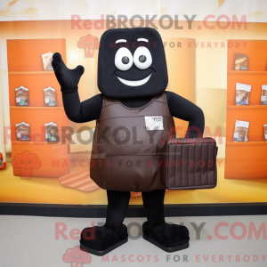 Black Chocolate Bar maskot...